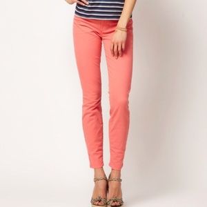 J Brand Skinny Jean in Coral Size 29